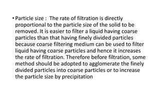 filtration and clarification Pharmaceutics I by | PPTX