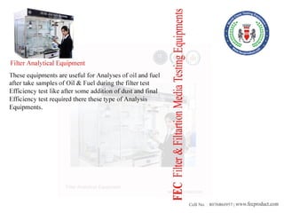 Filtration analytical equipment copy