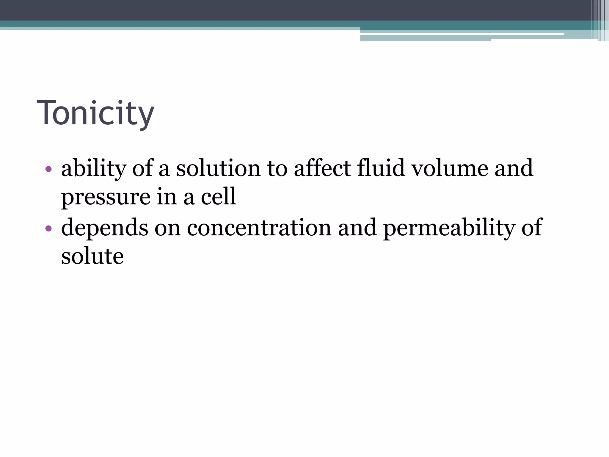 Filtration, diffusion, and osmosis PPT