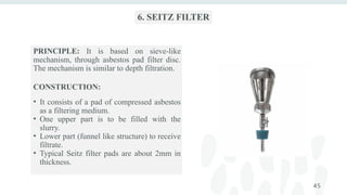Unit IV-Filtration (Pharmaceutical Engineering SEM III).pptx