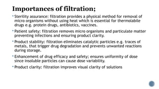 Since Filtration Filtration process in pharmaceutics.pptx
