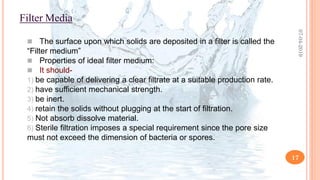 Since Filtration Filtration smruti ppt | PDF