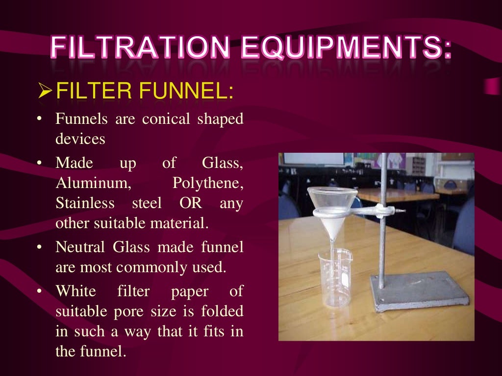 Filtration and Clarification