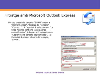 Evitar enviar un missatge a molts destinataris, intenta enviar  diferents missatges a pocs destinataris, o posa'ls tots com a destinataris ocults (BCC) per tal d'evitar fer públiques les adreces dels altres. 