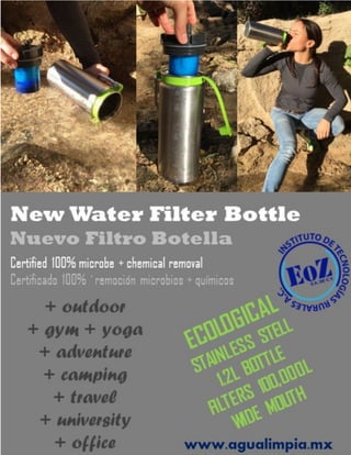 Filtro agua campismo water filter camping