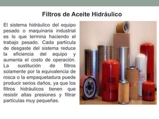 Sistemas de filtración aguas industriales - Procesos Hidráulicos