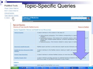 Topic-Specific Queries  