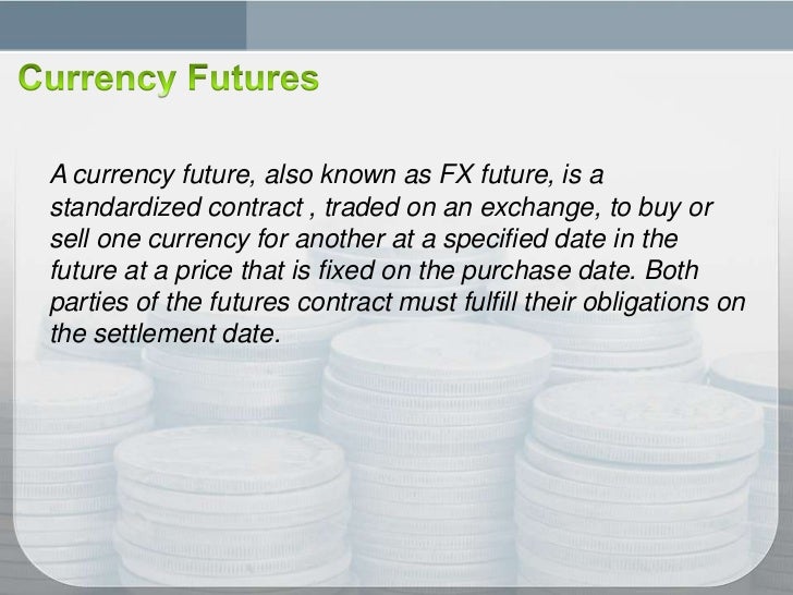 Currency futures vs spot forex