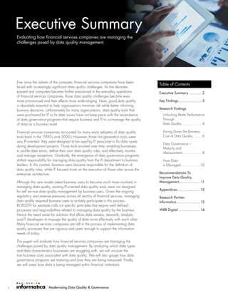 Modernizing Data Quality & Governance: Unlocking Performance & Reducing ...