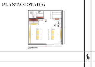 PLANTA COTADA:
ESC: 1:50
 