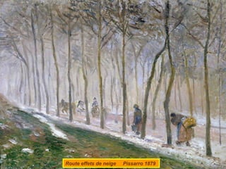 Route effets de neige  Pissarro 1879 