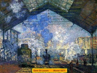 Gare St Lazare  Monet 1877 