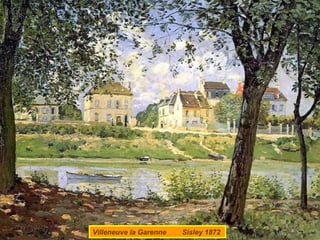 Villeneuve la Garenne  Sisley 1872 