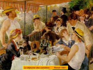 Le déjeuner des canotiers  Renoir 1881 