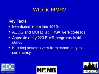 Philadelphia HIV Fetal Infant Mortality Review (FIMR) | PPT