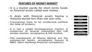 FEATURES OF MONEY MARKET
 