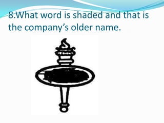 8.What word is shaded and that is
the company’s older name.

 