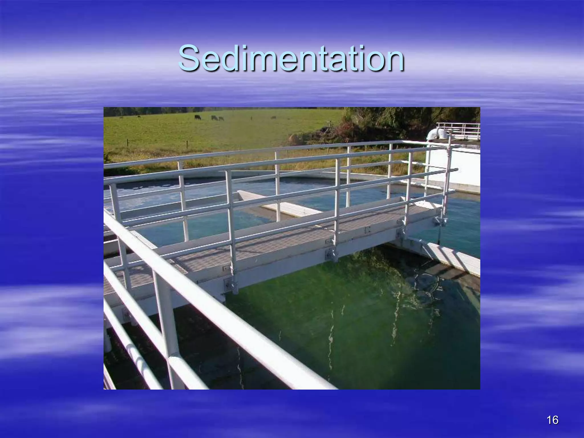 16
Sedimentation
 