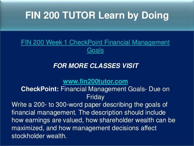 fin 200 week 1 assignment Assignment: cash flow preparation- due on sunday complete problems 27, 28, & 29 on pp 51-53 of foundations of financial management. fin 200 week 1 assignment Assignment: cash flow preparation- due on sunday complete problems 27, 28, & 29 on pp 51-53 of foundations of financial management.