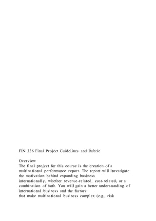 FIN 336 Final Proj | DOCX