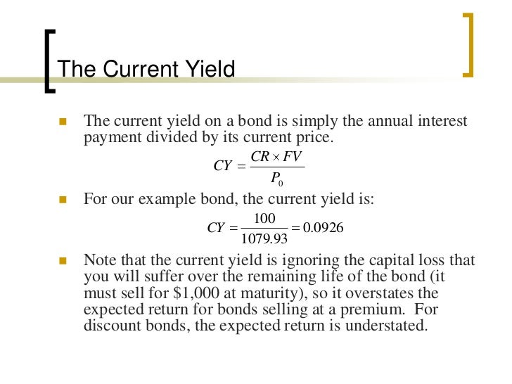 What Is Current Yield Of Bond? – ISPL