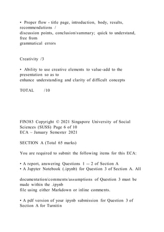FIN383 Copyright © 2021 Singapore University of Social Science | DOCX