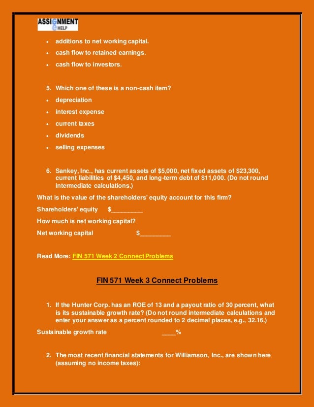 Fin 571 homework help