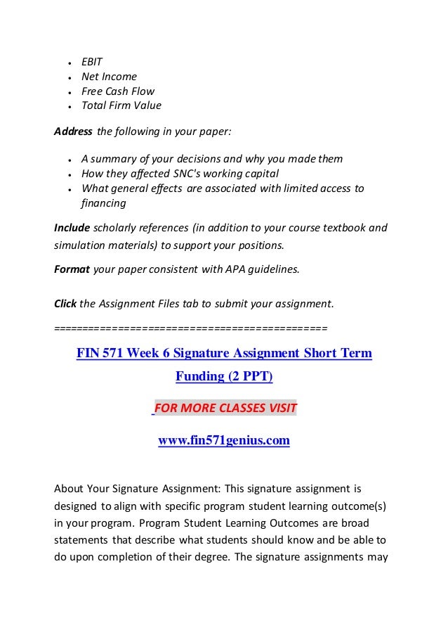 Fin 571 Genius Introduction Education Fin571genius Com