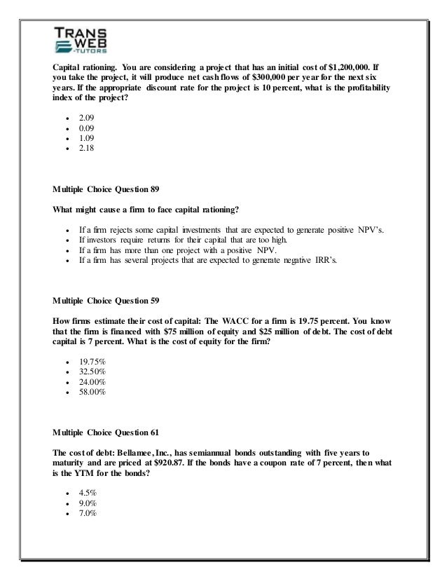 cost of capital fin 571 In reality, few managers will ever make this calculation this is the job of finance professionals, says knight, and to the average manager what goes into determining the cost of capital can often be opaque. cost of capital fin 571 In reality, few managers will ever make this calculation this is the job of finance professionals, says knight, and to the average manager what goes into determining the cost of capital can often be opaque.