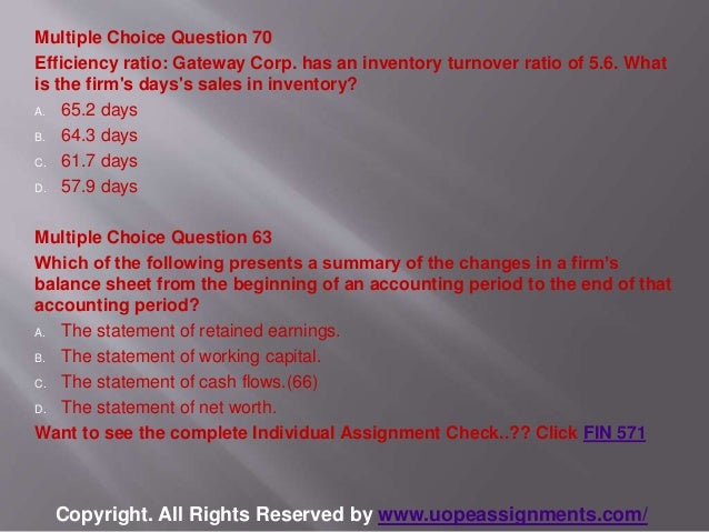 Fin 571 homework help