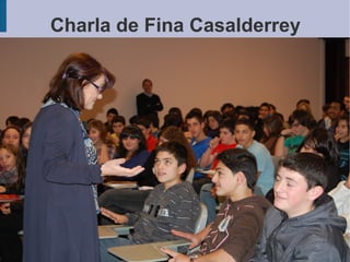 Charla de Fina Casalderrey