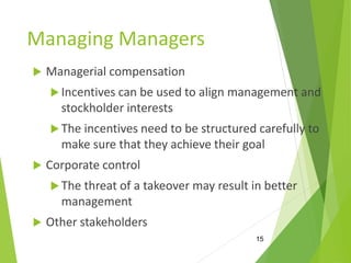 The Role of Managerial Finance Presentation | PDF