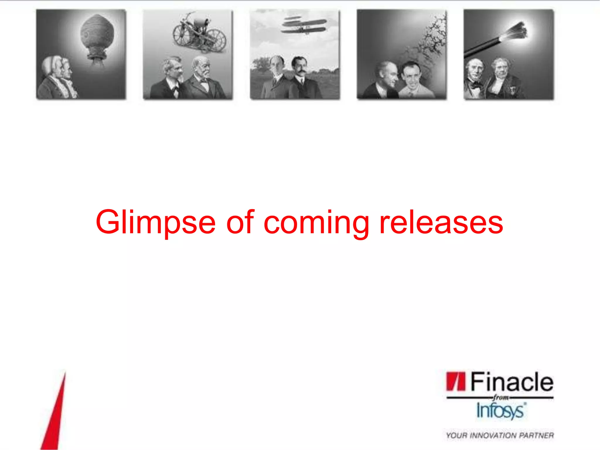 Glimpse of coming releases
 