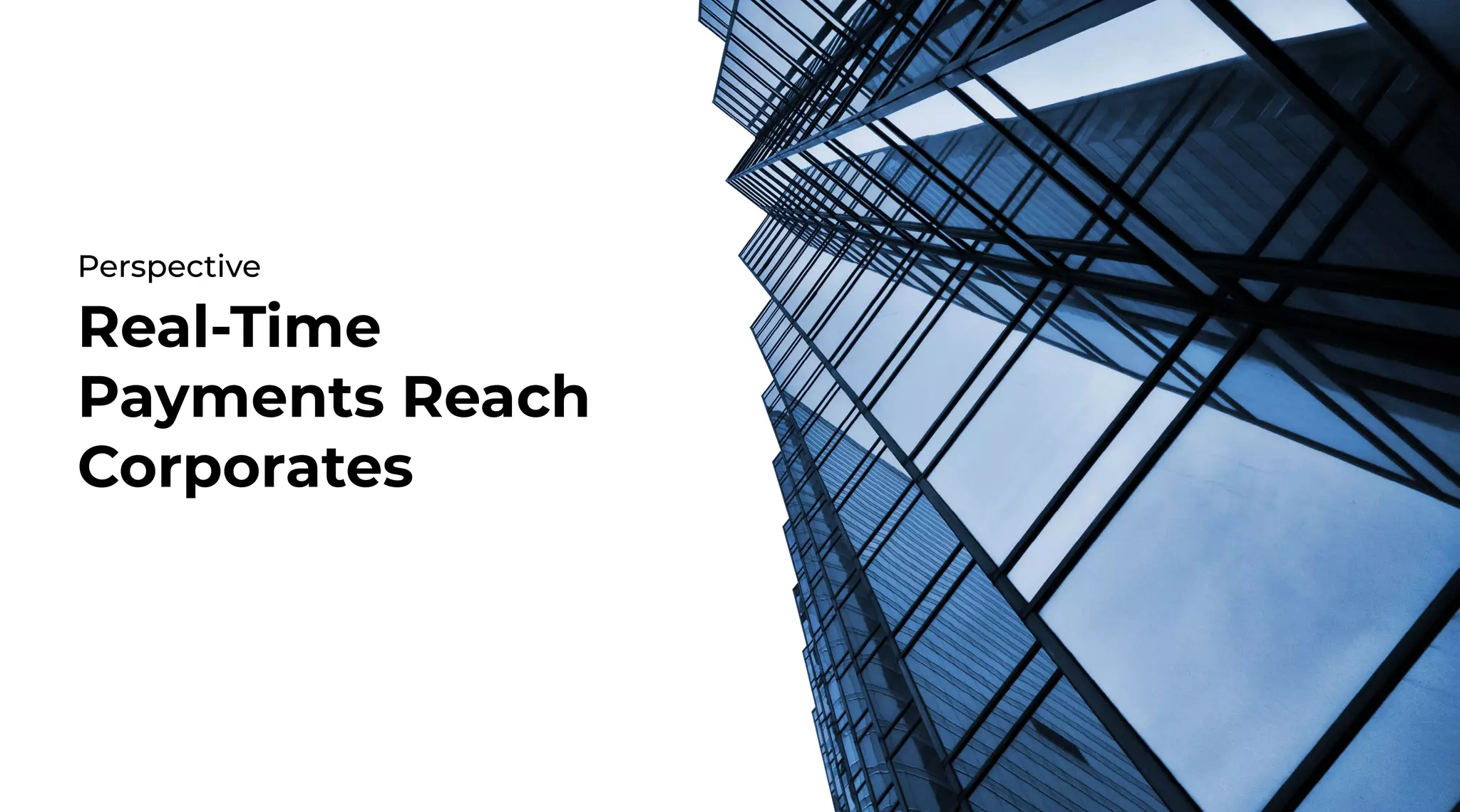 39 | External Document © 2022 EdgeVerve Systems Limited
Perspective
Real-Time
Payments Reach
Corporates
 