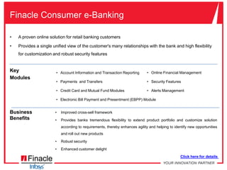 Finacle - Core banking Software Solution Overview