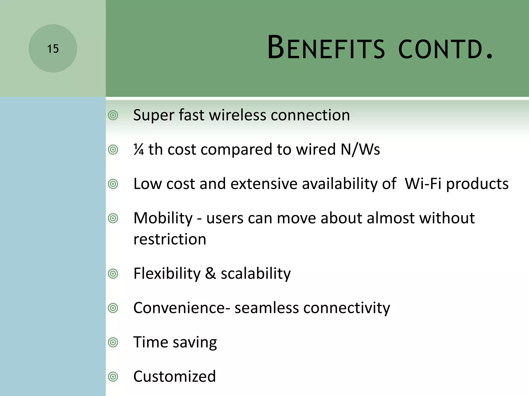 Question -1What are the business benefits of Wi-Fi networks ?9