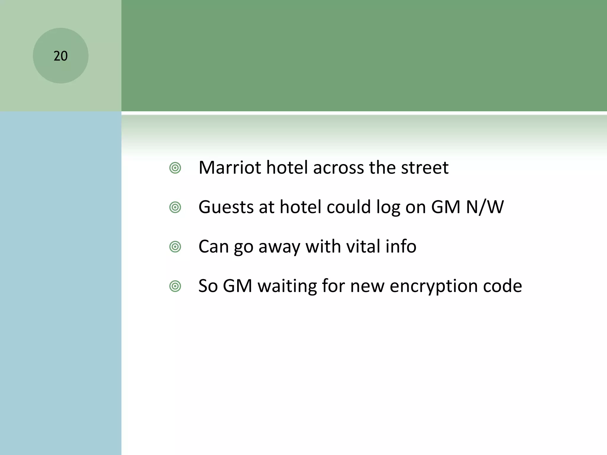 Drivers of Wi-FiInternet becomes part of our lifeE-mailWireless devices like laptopsAnywhere, anytime access.Wi-Fi components are now on a rapid cost reduction curve as volumes increaseto remain constantly interconnected while roaming within the range of a base station14
