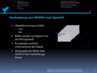  PräsentationChristian Froh, Marcus Geißler, Sebastian TippeltFakultät für IngenieurwissenschaftenBereich Elektrotechnik und Informatik