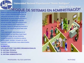 Teoría de los Sistemas