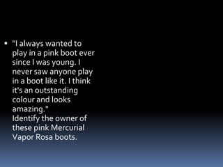 Connect with a football club/ Name the Structure and from which sportsperson’s quite quote does it get its name
