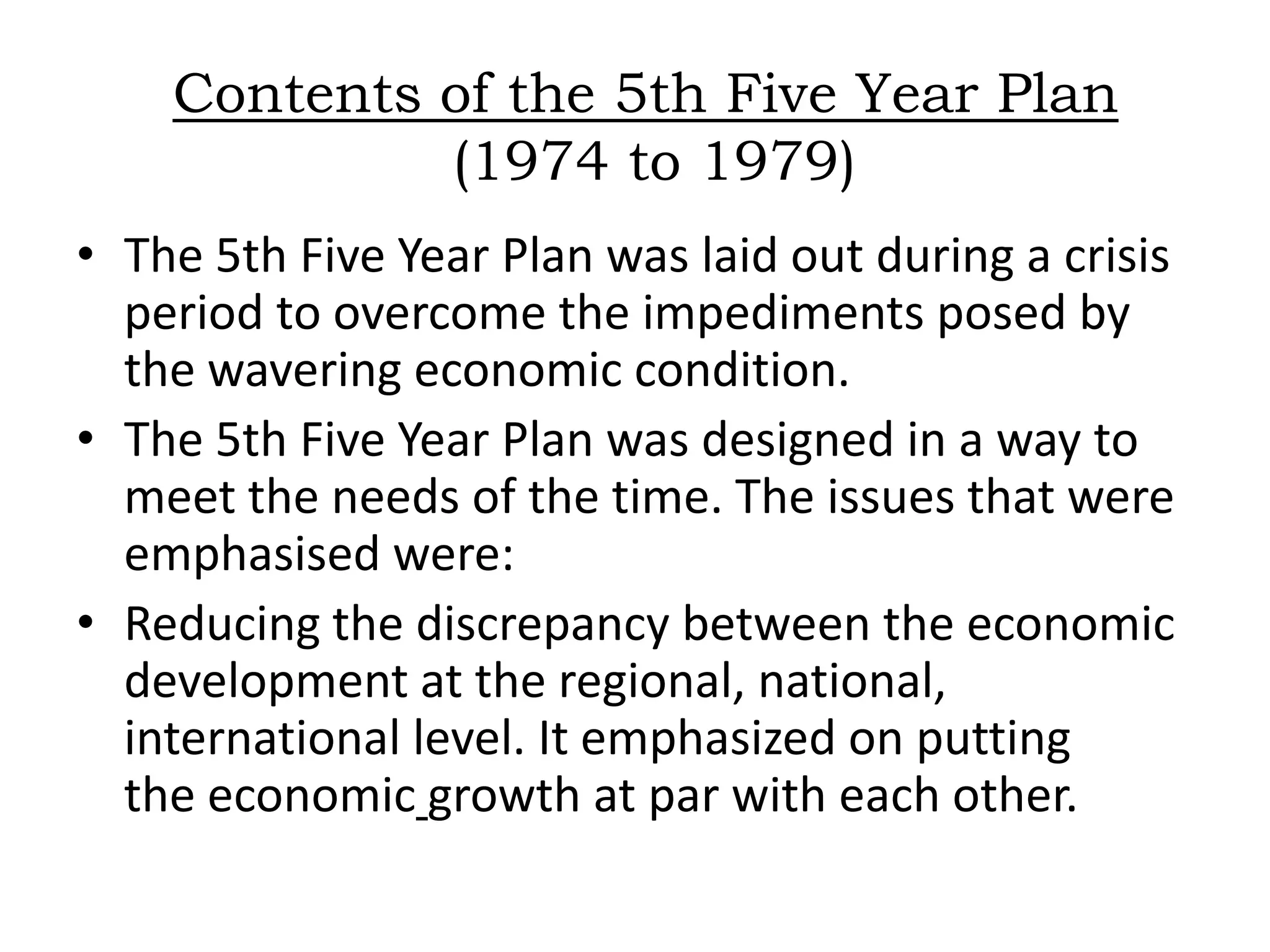 Mahalanobis Model:The 2nd year five year plan, functioned on the basis of Mahalanobis model. The Mahalanobis model was propounded by the famous Prasanta Chandra Mahalanobis in the year 1953. His model addresses different issues pertaining to economic development.Assumptions made by the Mahalanobis model:According to this model, it is assumed that the economy is closed and has two segments.1. Segment of consumption goods2. Segment of capital goods.Capital goods cannot be moved or are “non shiftable”.