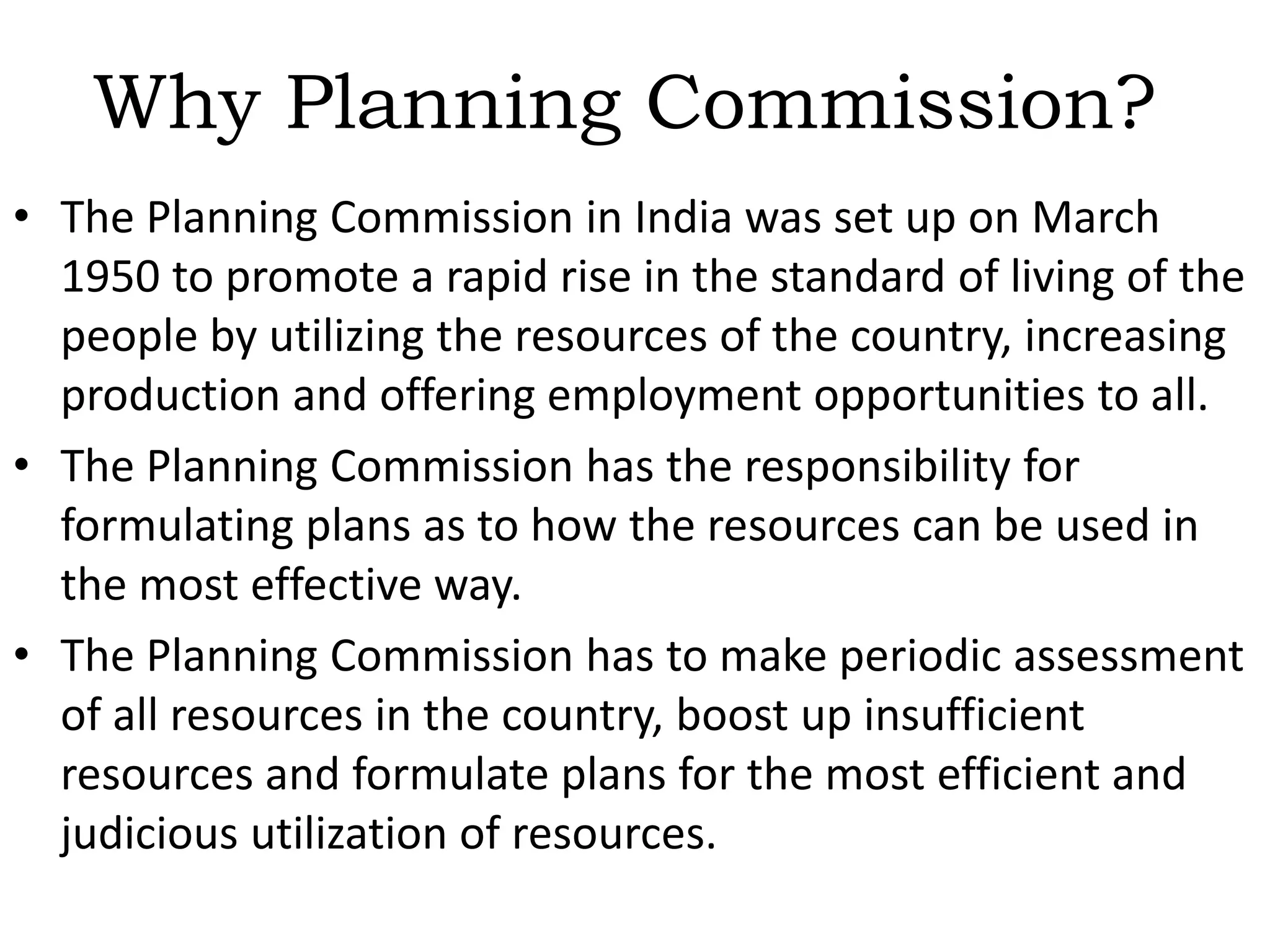 The plan, as it is formulated, has three distinctive components: