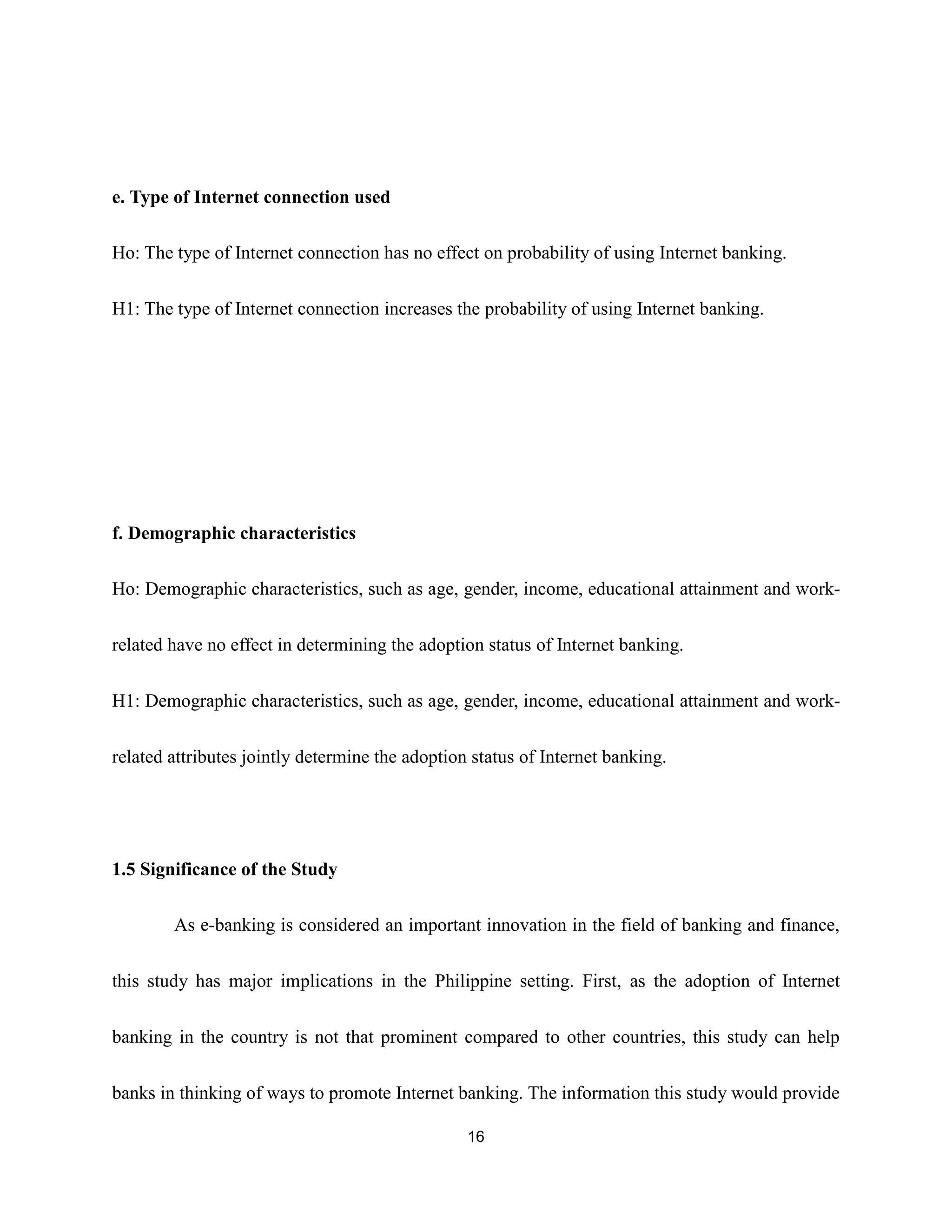 empirical analysis on internet banking adoption in manila