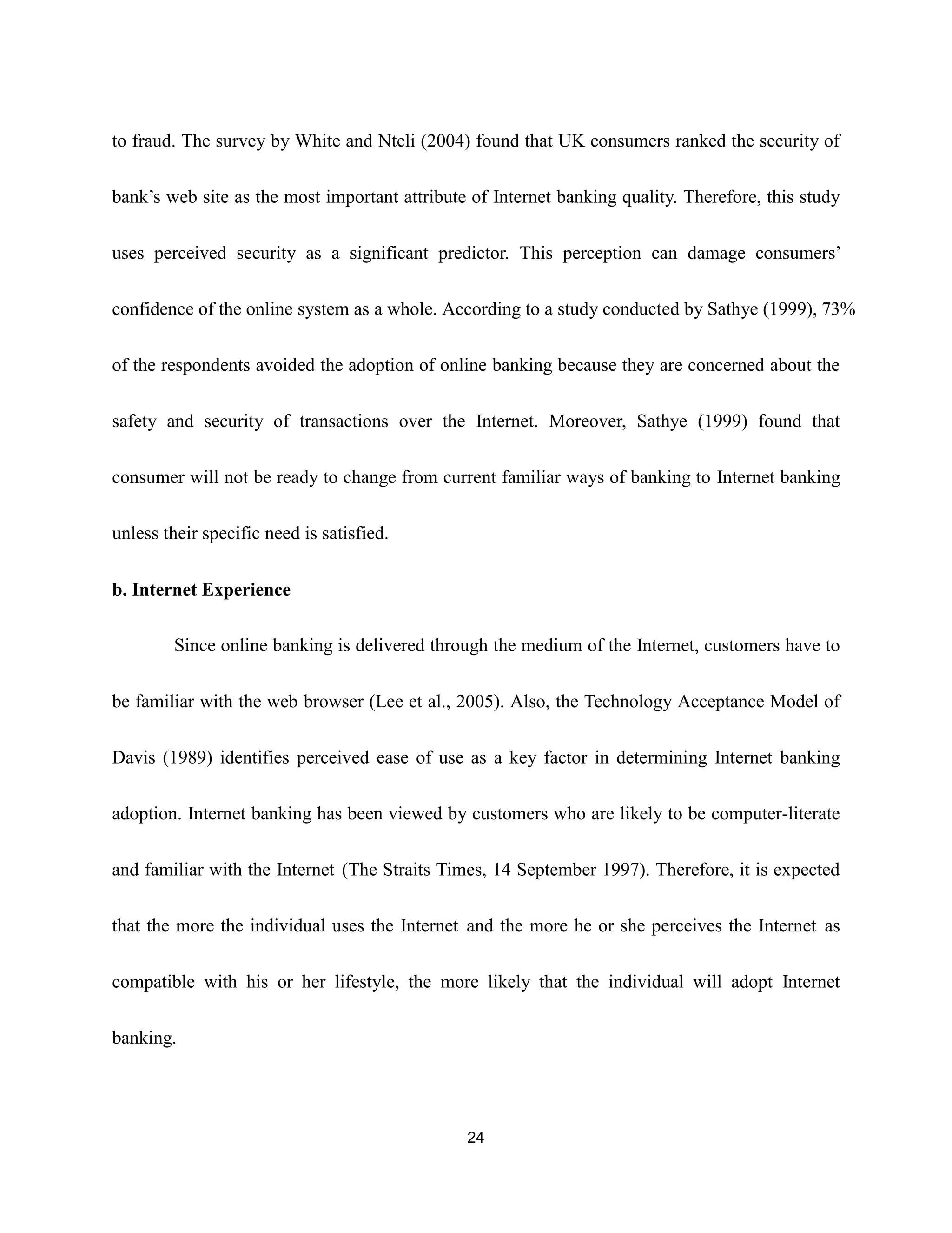 empirical analysis on internet banking adoption in manila