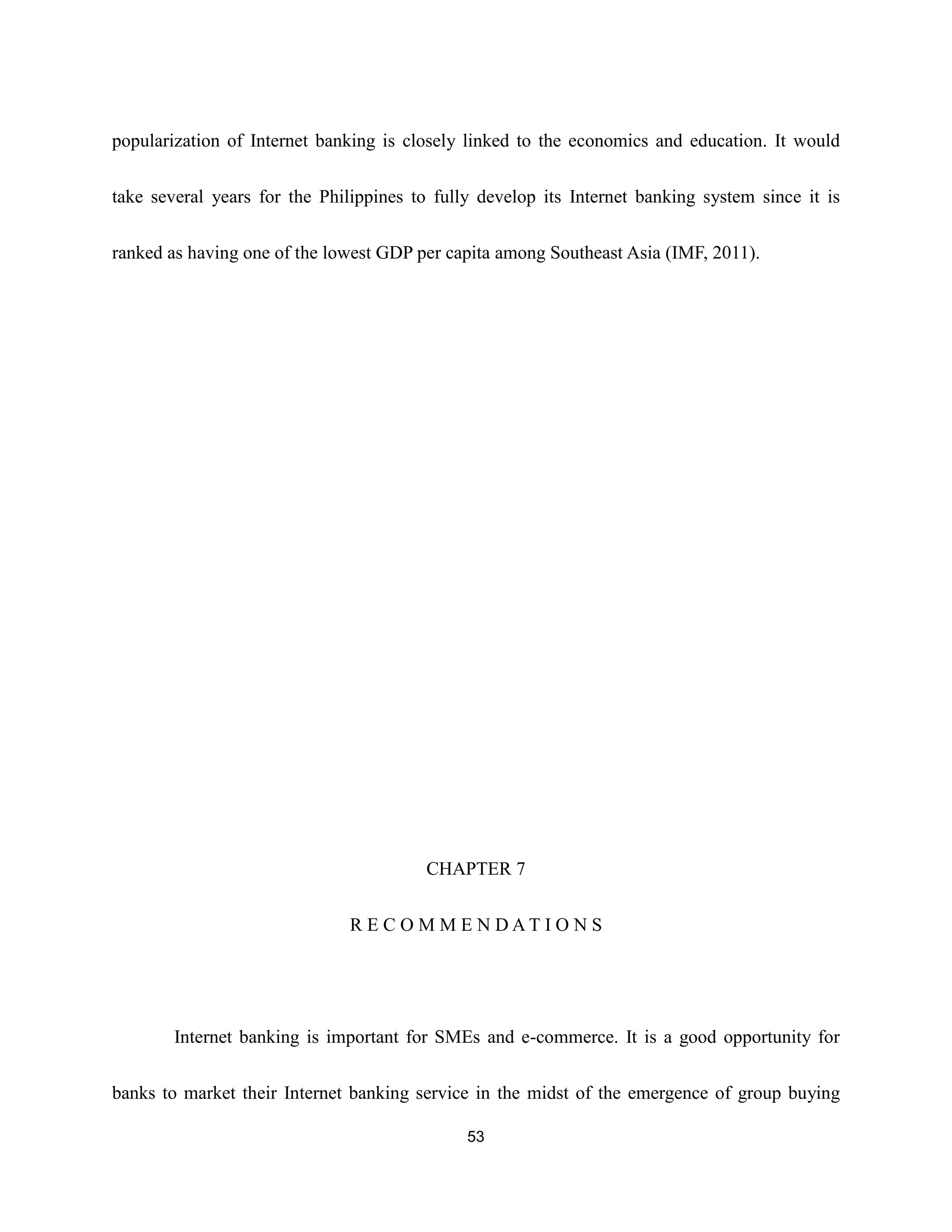 empirical analysis on internet banking adoption in manila