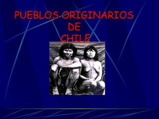PUEBLOS ORIGINARIOS  DE  CHILE 