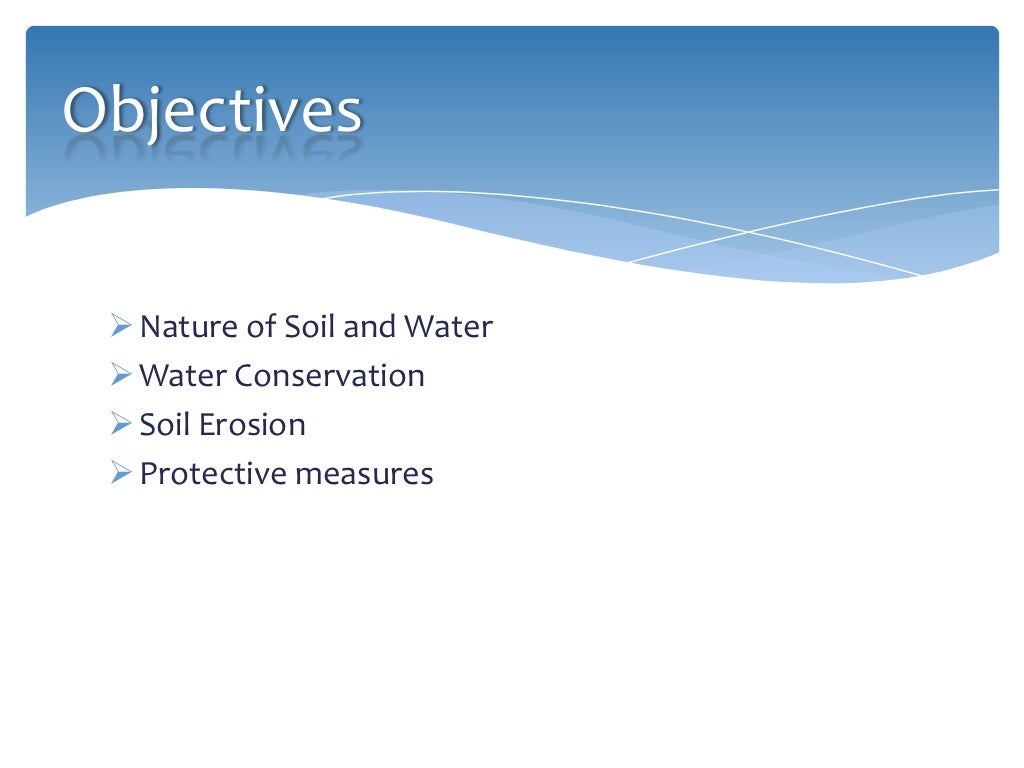 Soil & Water Conservation