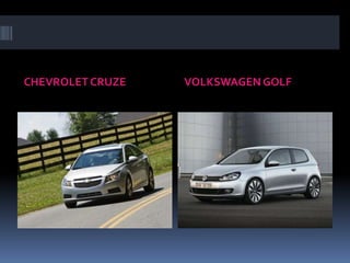 CHEVROLET CRUZE   VOLKSWAGEN GOLF
 
