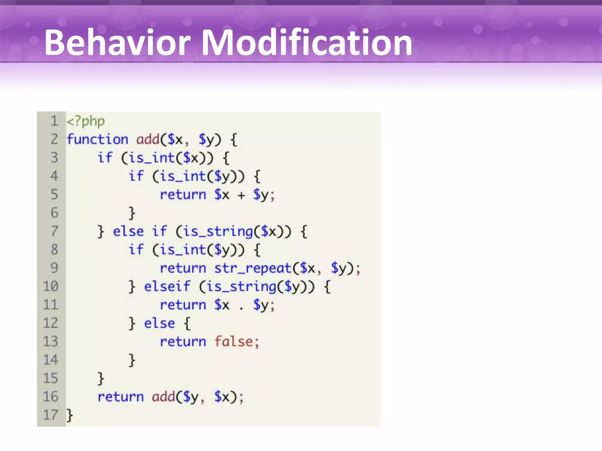 Behavior Modification 
