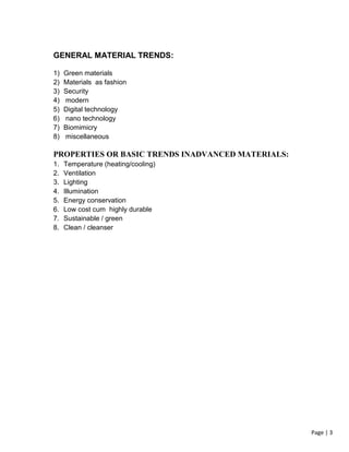 Advanced Building Materials | PDF